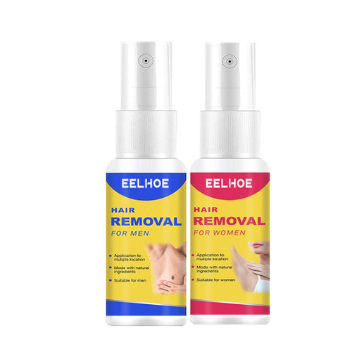 2Pcs 30ml Hair Removal Spray Hair Inhibitor Hair Stop Growth Spray for Men Women
