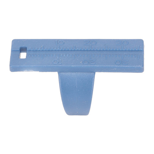 Finger Endodontic Ruler Gauge Professional Plastic Dental Endodontic Measuring Ring for Dentist Blue