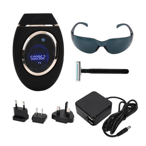 Professional IPL Leg Armpit Hair Removal Machine Electric Epilator Depilator Black