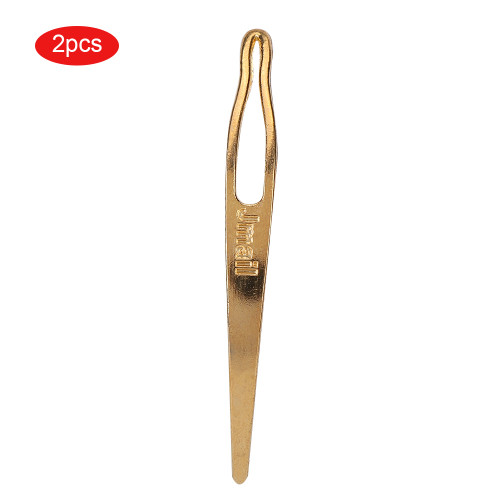 2Pcs Dreadlocks Hair Extension Crochet Hook Tools for Wig Dreadlock Braiding Hair Gold