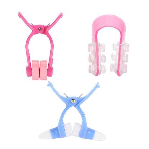 3pcs Nose Shaper Massager Clip   Straightening Beauty Clip   Nose Up Clip Correction Set New