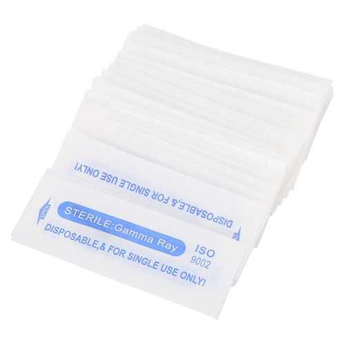 50pcs Eyebrow Microblading Needles Blade Fine Tattooing Permanent Makeup Blades 0.18mm(U16‑pin )