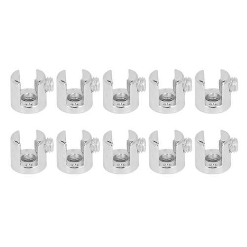 10pcs Glass Plate Fixing Clamp Zinc Alloy Board Fixing Clip for 6‑8mm Glass Wooden Boards