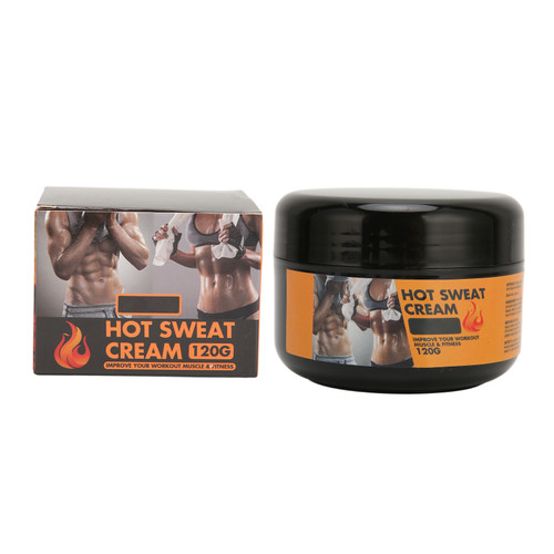Hot Sweat Cream Cellulite Belly Fat Burning Fit Body Building for Abdominal Muscle Tightening Slimming 120g