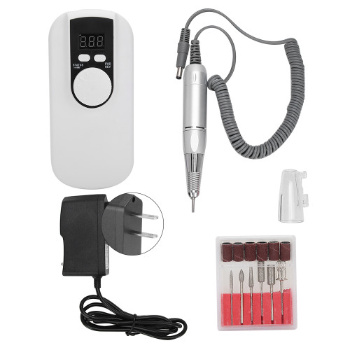 35000RPM Portable Nail Drill Machine Electric Nail Grinding Polisher Manicure ToolUS Plug 110-240V