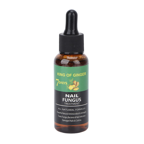 Herb Ginger Fingernail Toenail Repairing Liquid Nail Care Oil for Brittle Crack Toenail 50ml