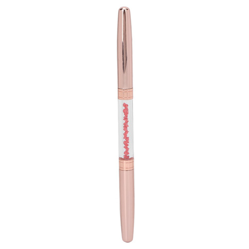 Manual Tattoo Microblading Pen Double Head Lightweight Traditional Tattoo Pen Tool for Eyebrow EyelinerRed