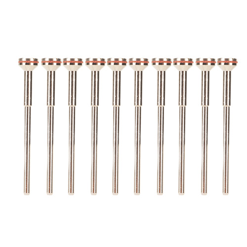 10pcs Dental Polishing Rod Bipolar Stainless Steel High Hardness Dental Disc Mandrel Shank