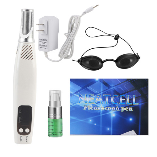 Mole Freckle Removal Machine Tattoo Scar Remover Picosecond Laser Pen Device   Repair Gel