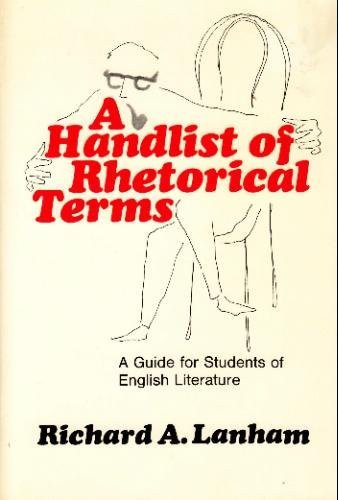 A Handlist of Rhetorical Terms