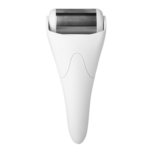 Ice Roller Massager Handheld Anti wrinkles Face Skin Smooth Body Cool Massage Device White