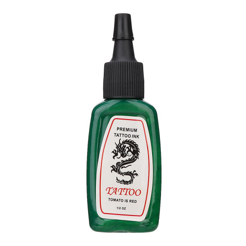 Professional Eyebrow Tattoo Ink Long Lasting Fast Coloring Tattoo Pigment 15ml (Grass Green)