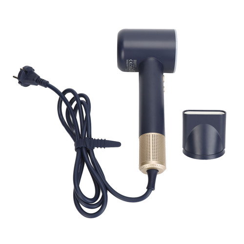 High Speed Blow Dryer with Brushless Motor Negative Ionic Low Noise Fast Drying Thermo Control Hair Care Dryer with Nozzle EU Plug 220‑240V