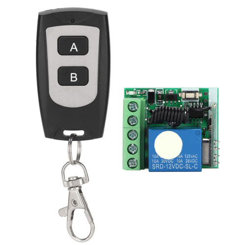 Wireless Remote Control Switch Transmitter Receiver SingleChannel Learning Wireless Control Switch 433MHz 12V
