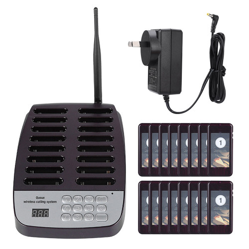 SU-66 1 to 16 Wireless Pager Waiting System Restaurant Queuing Calling System