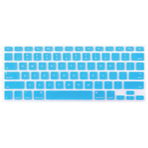 Keyboard Cover for MacBook Font Matching Waterproof Dustproof Silicone Keyboard ProtectorLake Blue US Version 11 Inch Air (A1465)
