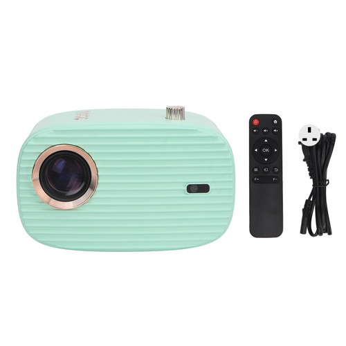 WiFi Mini Projector HD 1080P Multiport Portable Movie Projector for IOS for Android Phone Home Outdoor 100‑240V UK Plug