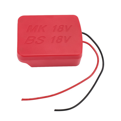 Power Tool Battery Adapter Dual Use Portable 18V Battery Power Mount Connector for Bosch Red