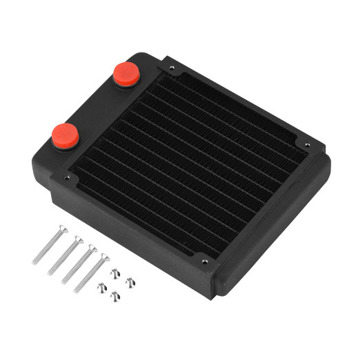 Copper Radiator Heat Sink Computer Water Cooling Liquid Heat Exchanger (120mm)