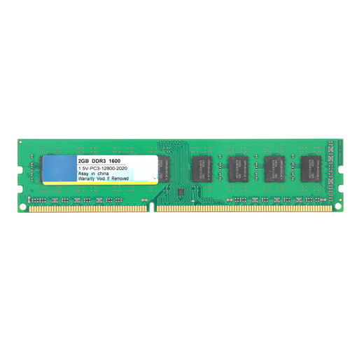 Xiede Desktop Computer Memory Bar Module DDR3 2GB 1600Mhz PC3‑12800 1.5V for AMD 3rd Gen