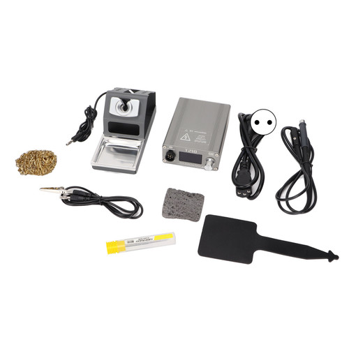 Soldering Iron Set Fast Heat Conduction Stable Temperature Welding Iron Kit for Mobile Phone MaintenanceEU Plug 100 to 240V