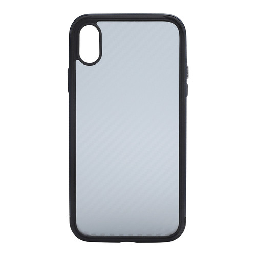 SULADA Mobile Phone Covers Fiber Texture Full Body Metal Frame Phone Case for iPhone XRSea Blue