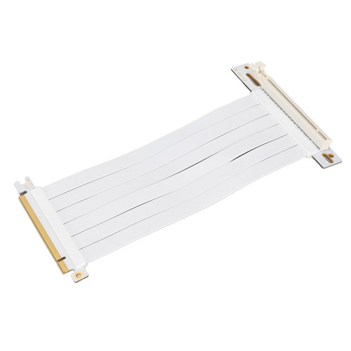 PCIe Extension Cable 20cm 128Gbps High Speed PCI Express Interface Adapter for Graphics Card Sound Card Network CardWhite