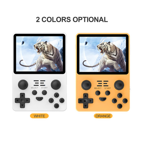 Powkiddy RGB20S Handheld Game Console  Game Player Open Source System Built-in 15000+ Games 3.5-inch IPS Screen 3.5mm Headphone Jack RK3326 3500mAh Rechargeable Battery