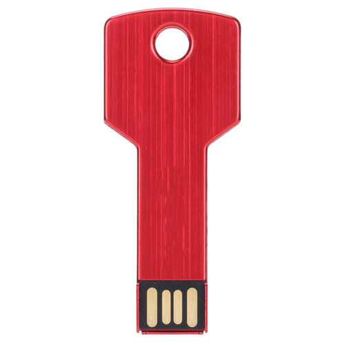 Hsthe Sea Memory Stick CW10084 KeyShaped U Disk Portable Metal Drive for Computers Laptop Phone(Red 32GB)