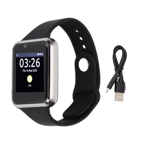 Smart Watch 2020 V3.0 Wearable Programmable Development Watches 1.54 Inch Capacitive Touch Screen ESP32Silver