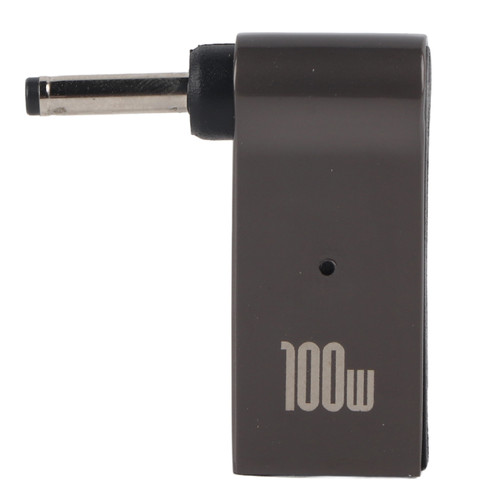 TYPE C Female USB to DC Adapter PD Fast Charging Chip Elbow Design Compact Portable 100W Notebook Power Adapter3x1.1mm