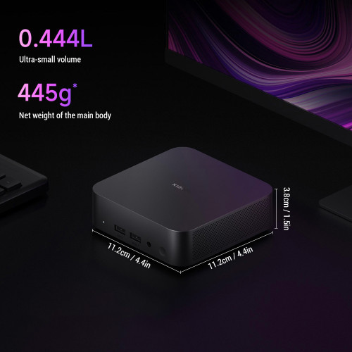 Mini Houst Intel Core i5 Mini 100W 16GB 512GB SSD i5-1340P BT 5.3 Portable Windows 11 Home Chinese Version Performance for Home Office Work CN Plug
