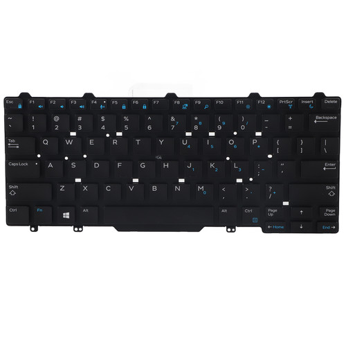 Replacement Keyboard 82 Keys Premium ABS Aluminium Alloy High Durability Convenient Replace Keyboard for Dell