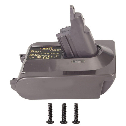 Battery Adapter Converter LED Indicator Portable Stable Connection for 20V Lithium Battery Transfer V6 Device