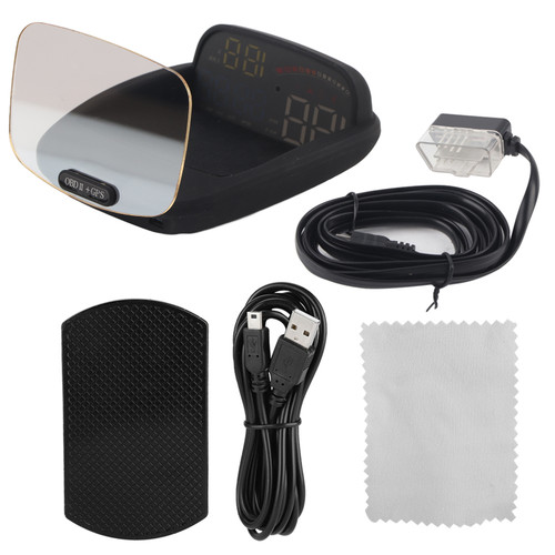 Large Screen Head Up Display Suitable for OBD and GPS Dual System Car Head Up Display（11V-18V)