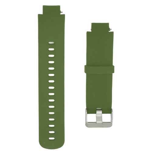 Smartwatch Replacement Band Silicone Watch Wrist Strap Single Color for Amazfit Verge 3Army Green