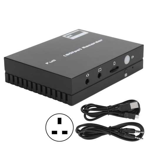 EC274 110‑240V Video Capture Full High Definition 1080P 60FPS Recorder Acquisition BoxUK Plug