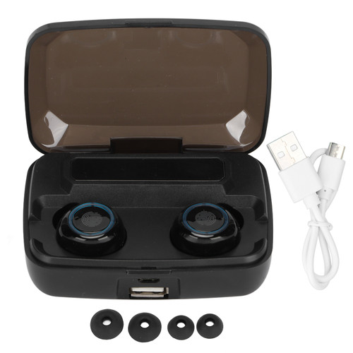 Bluetooth Wireless Headset with Charging Case Portable Bluetooth Earbuds for Calls Music Videos