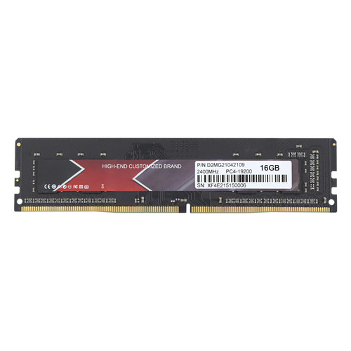 DDR4 RAM Slim Aluminum High Performance PCB DDR4‑2400MHz PC4‑19200 Desktop Memory16GB