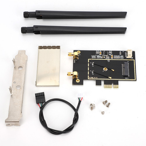 M.2 NGFF to PCI-E 1X Desktop WIFI WLAN Adapter Network Card Converter for 8260 7265 1535 7260