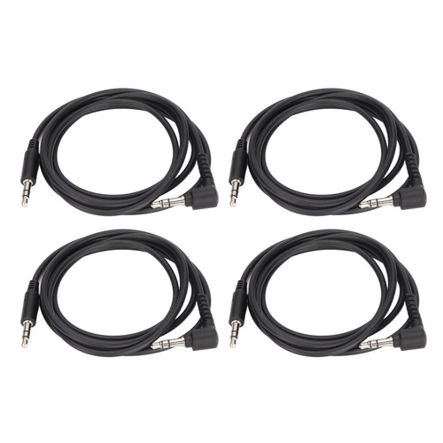 4Pcs AUX Cord 3.5mm Male to Male Auxiliary Sound Cable for Car Home Stereos Headphone Speaker
