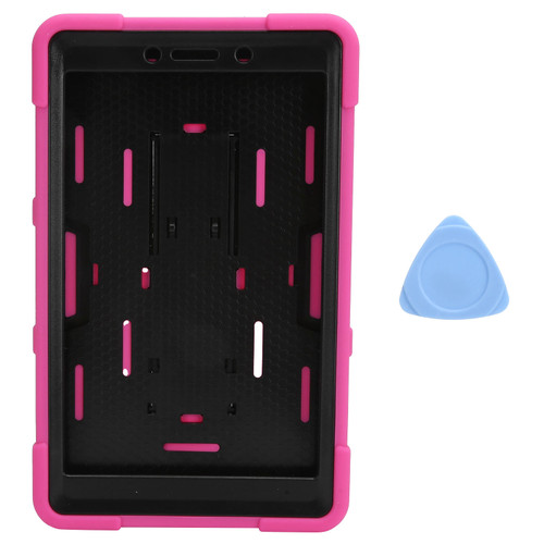 Tablet Cases Soft Light Multiple Colours Free Hands Protective Case for Galaxy Tab A ComputerPurplish Red