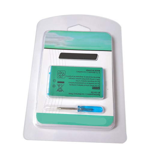 for GBA Battery Pack Replacement 850mAh Lithium Ion Battery with Screwdriver for GBA SP Game Consoles 3.7V