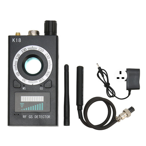 RF Signal Scanner 3 in 1 Multifunction High Sensitivity Hidden Camera Detectors for Conference Hotel Bathroom 100‑240V UK Plug