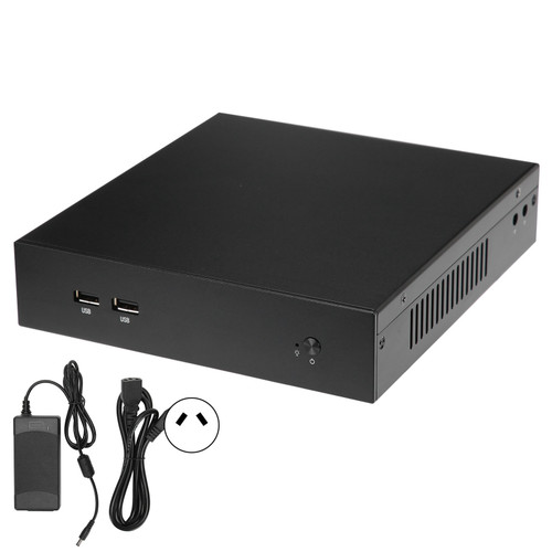 T44 Mini PC HTPC for Intel Core I7‑6500U for Win 10 DDR4/8GB M.2/SSD/64GB HDMI VGAAU Plug 100‑240V