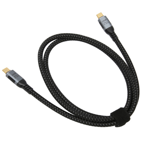 USB 4.0 Gen 3 Data Cable 40Gbps Transfer 240W Charging Support 8K 60hz Display Type C to Type C Cord for Laptop Tablet 20cm / 7.9in