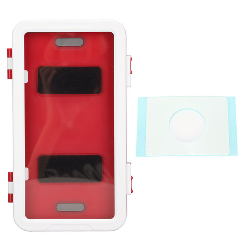 Waterproof Shower Phone Holder 360° Rotation Wall Mount High Sensitivity Shower Case for Home BathroomWhite
