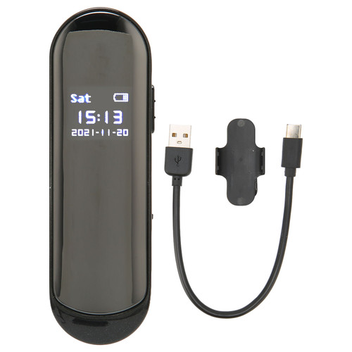 Mini Body Video Recorder HD 1080P Portable Pocket Clip Wearable Camera Video Recorder with Display for Home Office32g