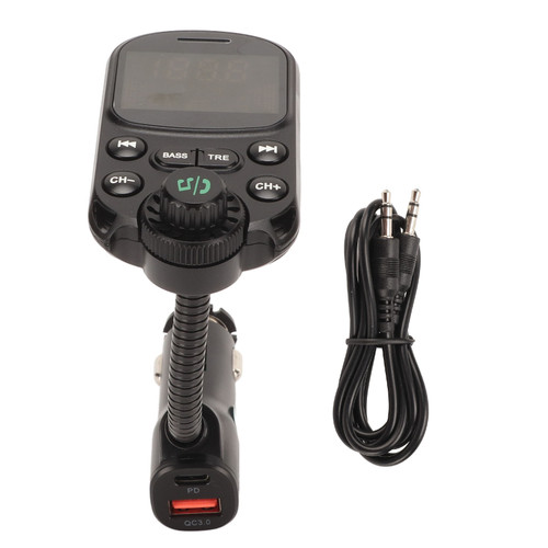 Bluetooth FM Transmitter Wireless Radio Adapter Car Charger Mp3 Player Support PD30W QC18W Fast Charging