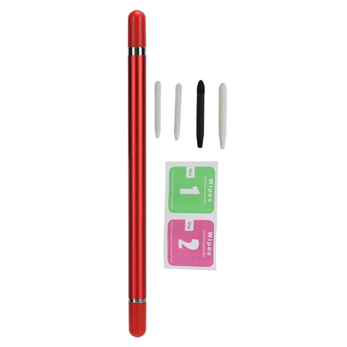 Stylus High Accuracy Quick Response Aluminum Alloy Touch Screen Pen for Phone TabletRed